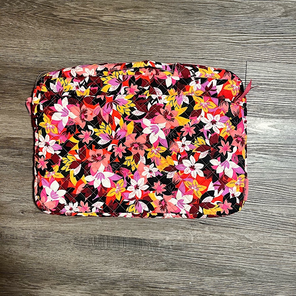 Vera Bradley Rosa Floral Laptop Bag